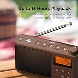 i-box Spectrum Portable DAB Radio FM USB Charge 15h 60 Stations view 3