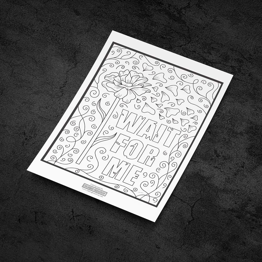 Download Hadestown Wait For Me Collection Hand Drawn Illustrations By Coloring Broadway Printed On Matte Card Stock 8 1 2 X 11 Set Of 4 Individual Designs Coloring Pages Office Products Office School Supplies