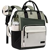 LOVEVOOK Laptop Backpack for Women, 15.6 Inch Travel Backpack for Work College Business, Water Resistant Teacher Nurse Bag with Large Capacity, School Bookbag Bags Cute Daypack for Woman Girls