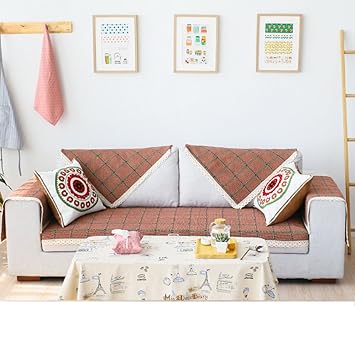 Amazon Com Kfhiwuehpjhd Knitted Cotton Sofa Slipcovers Sofa