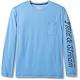 Field & Stream Men's Roll Cast Long Sleeve Performance Tee Shirt with Drirelease®, Light Blue, 2X-Large