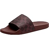 COACH Women's Udele Coated Canvas Slides