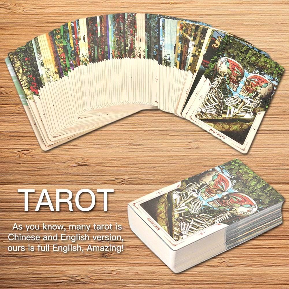 Further 78pcs Tarot The Tarot Cards Table Game Sheets Cards of the Tarot of Santa Muerte Table Play Cards Various Occasions