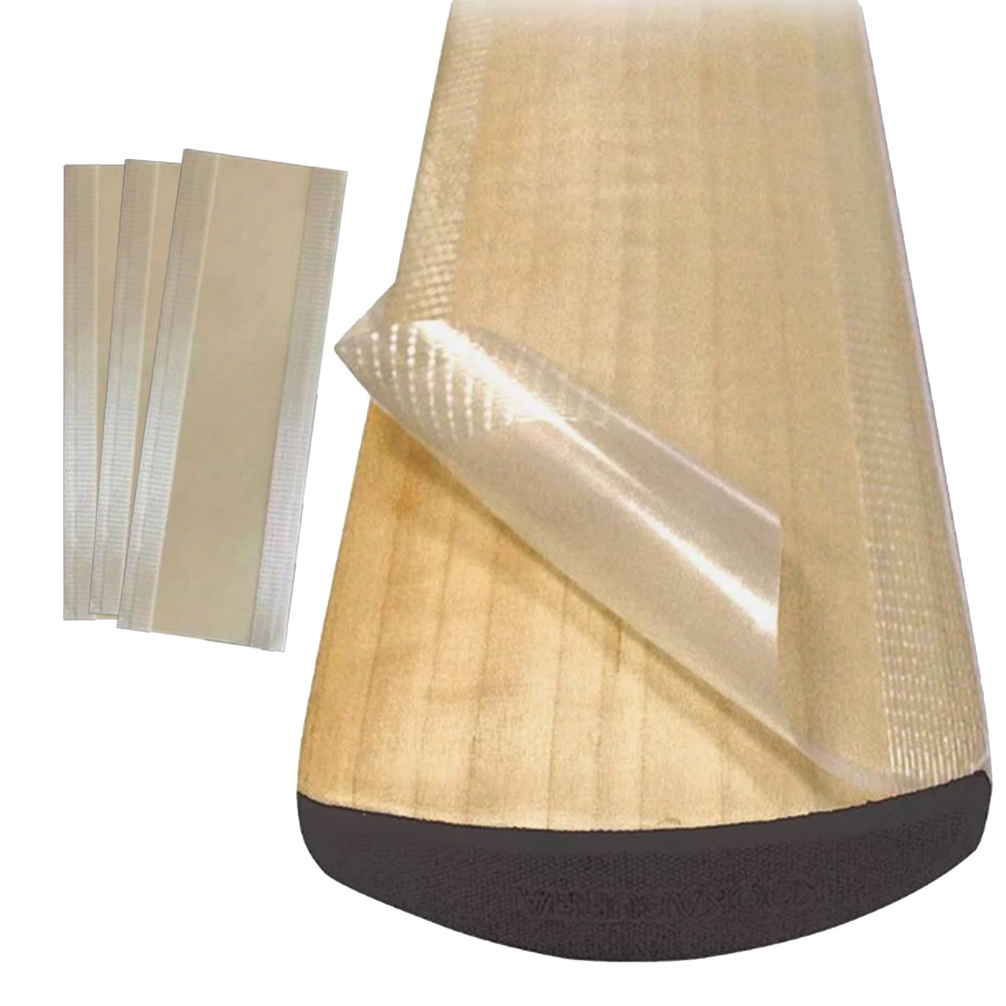 Anti Scuff Cricket Bat Sheet, Clear Protective Bat Face Cover | Durable Self-Adhesive Transparent Sheet | Moisture & Crack Protection