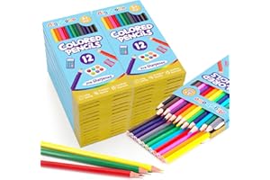 Aigybobo 360 Count Colored Pencils Bulk, 30 Pack Colored Pencils for Kids 12 Colors, Pre-sharpened Color Pencils, Bulk Coloring Pencils School Supplies for Teachers, Classroom Prizes, Art Supplies