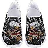 Jeiento Halloween Shoes for Women Men Halloween Party Walking Running Sneaker Shoes Slip-On Breathable Mesh Workout Fashion Shoes