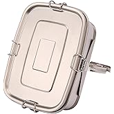 PEAKTOW PTT0072 Stainless Snowmobile ATV UTV Leakproof Large Muffler Exhaust Cooker Heating Lunch Box Food Warmer