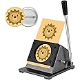 Saladulce 3inch Button Paper Cutter Graphics Punch Cutter Manual Button Making Cutter for 3" Buttons, 3.386" Circle Paper Punch Cutter