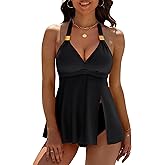Blooming Jelly Women Tankini Swimsuits 2 Piece Tummy Control Bathing Suit V Neck Modest Swim Suits 2026 with Bottom