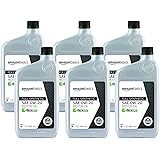 Amazon Basics Full Synthetic Motor Oil, SN Plus, 0W-20, 1 Quart, 6 Pack
