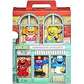 Sesame Street Neighborhood Friends Includes 5 Figures, 3-inches, Classic Collectibles Pack for Toddlers, Great Toy for Kids 18 Months and Up