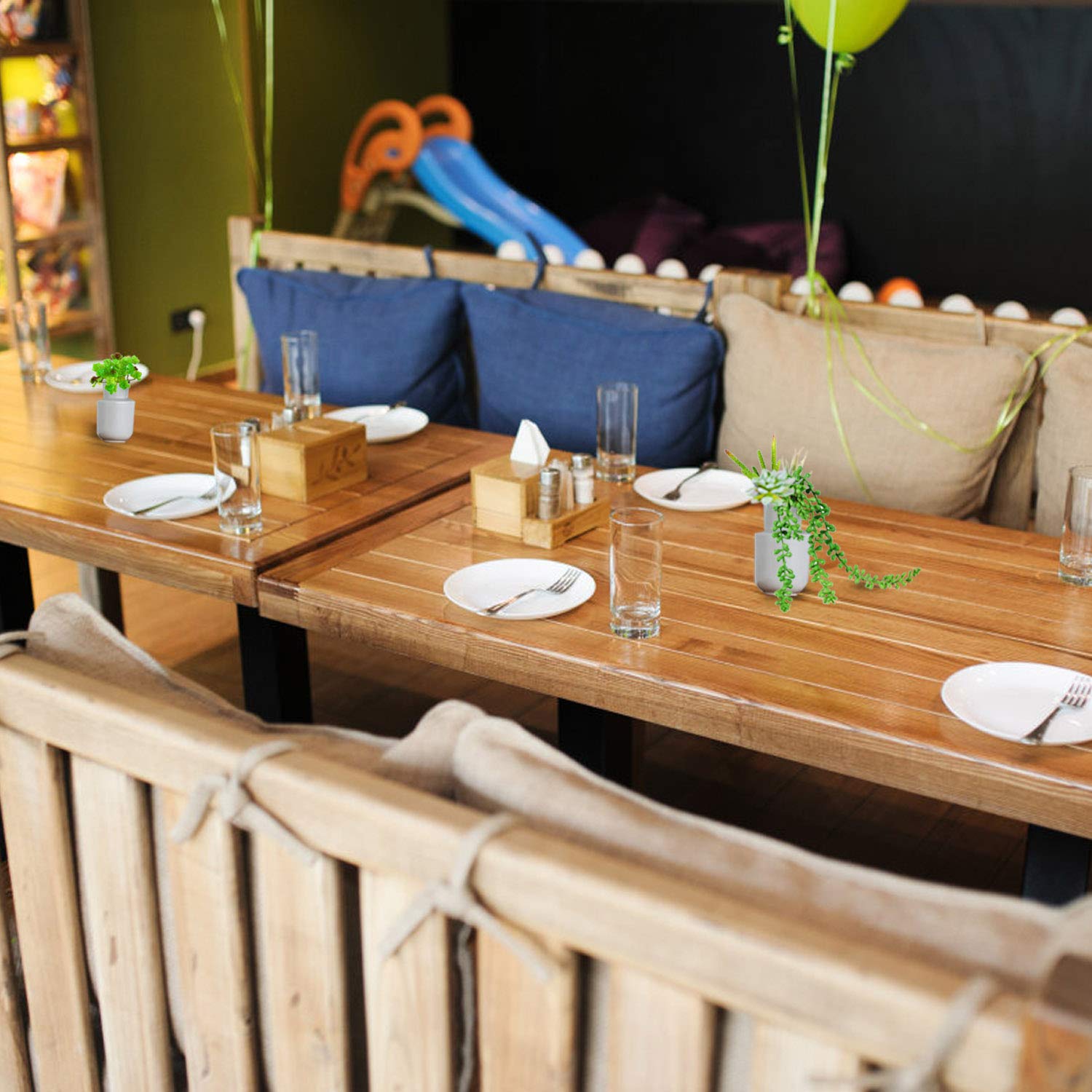 Beaspire Artificial Fake Succulent Plants 5 PCS Fake Plants Unpotted Faux Succulent Assorted for Indoor or Outdoor Decor, Office and Garden Arrangements Decoration