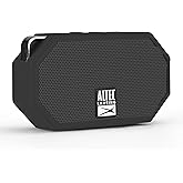 Altec Lansing Mini H2O - Waterproof Bluetooth Speaker, IP67 Certified & Floats in Water, Compact & Portable Speaker for Hiking, Camping, Pool, and Beach,Black