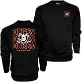 Blue 84 NHL Officially Licensed Crewneck Sweatshirt Front/Back Curl Team Color