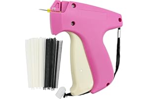 Mini Stitch Gun for Clothes - Quick Clothing Fixer - Fine Stitch Tagging Gun for Clothes with 1000 Black & 1000 White 4mm Mic