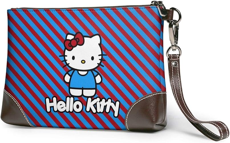 Amazon Hello Kitty ハローキティ クラッチバッグ セカンドバッグ 手持ちバッグ メンズ レザー 2way ショルダー カジュアル 軽量 大容量 ファスナー クラッチ セカンドバッグ