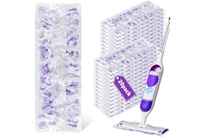 20 Pack Power Mop Refills Pad for Swiffer Power Mop Multi-Surface &Wood Mopping Pad Refills, Disposable Spray Wet Mopping Pad