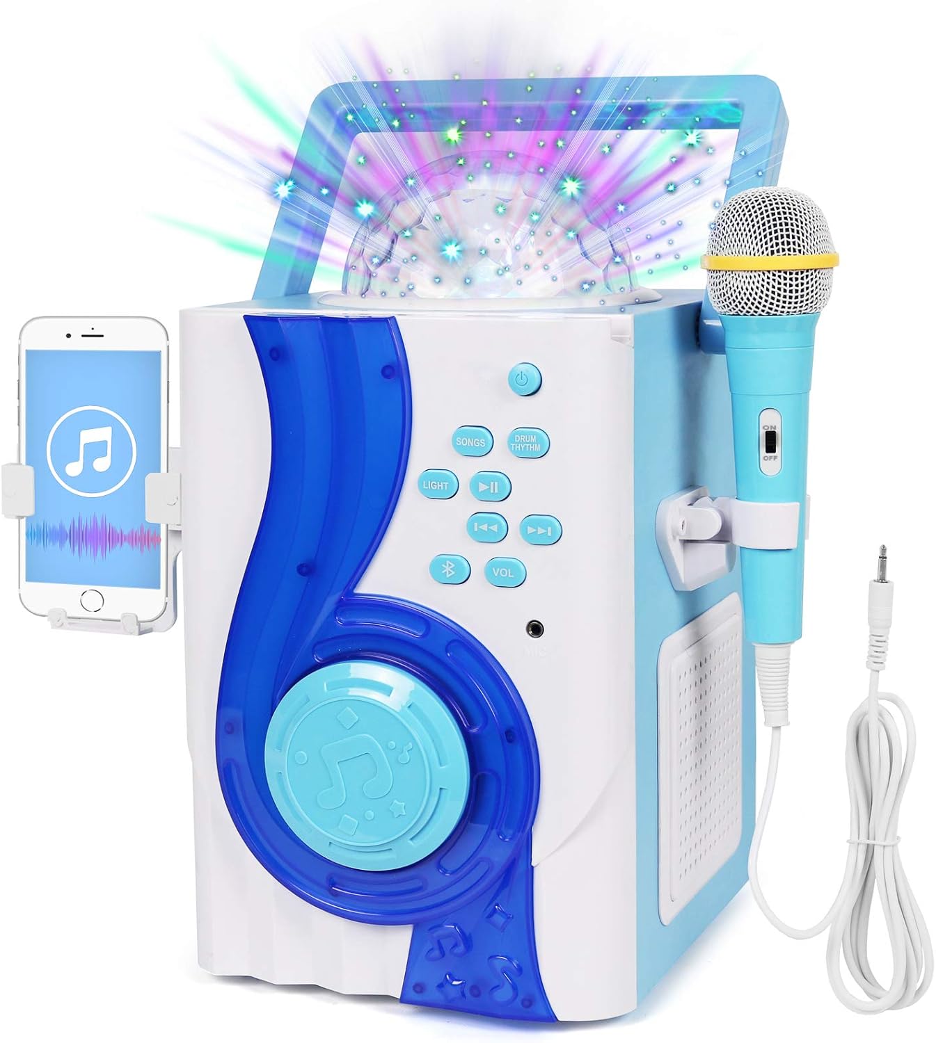Karaoke Machine for Kids Wireless Bluetooth Speaker with