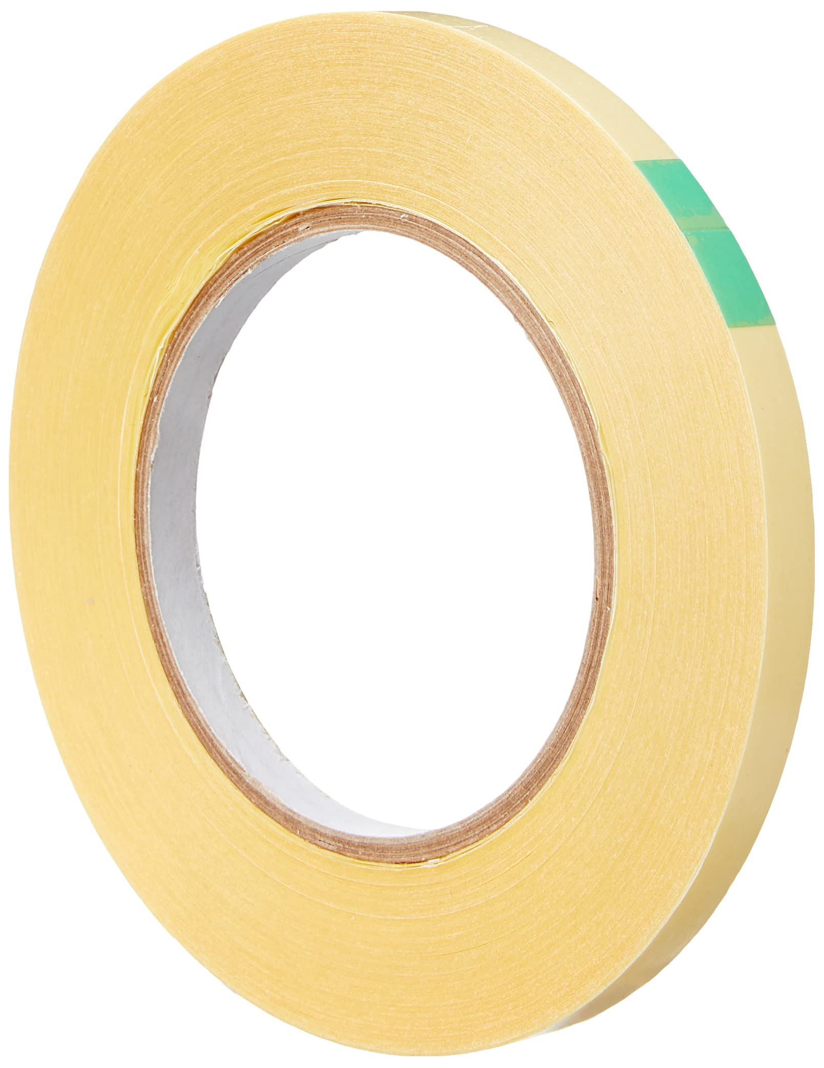 BONUS Eurotech 2BL11.00.0009/050A# 0 Double Sided Self Adhesive Tape, Synthetic Rubber Adhesive On Both Sides, Width 9 mm, Length 50 m, Total Thickness 0.09 mm, Yellow