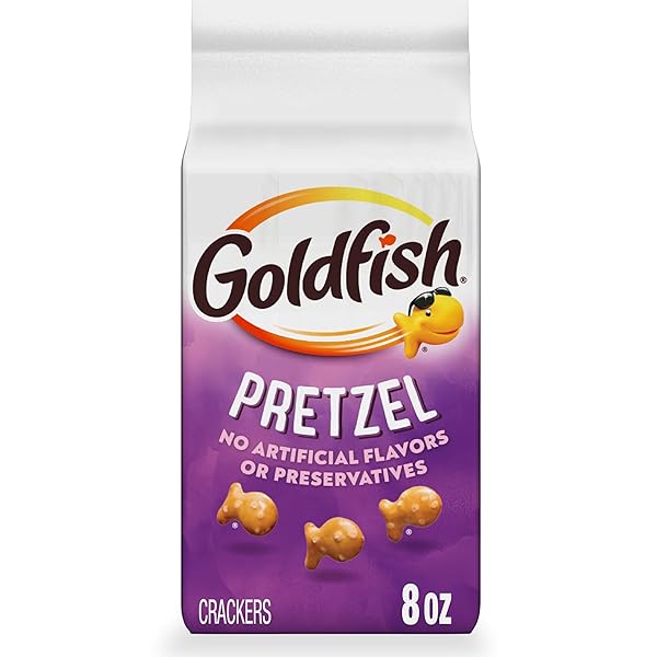 GOLDFISH PRETZEL CRACKERS, 8 OZ BAG