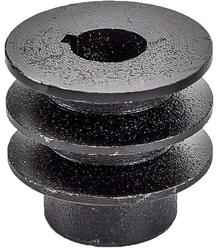 Produktbild von Doppel-Keilriemenscheibe 20 Mm Bohrung – Passend Für Honda 168F, 170F, GX110, GX120, GX200 & 7PS Motoren (schwarz)