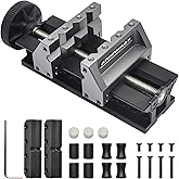 AM ARROWMAX Precision Double-Ended Mini Bench Vise - Crafted From Aerospace-grade Aluminum Alloy And Precision CNC Machined, Enhance Precision and Stability for Crafts, Jewelry Making