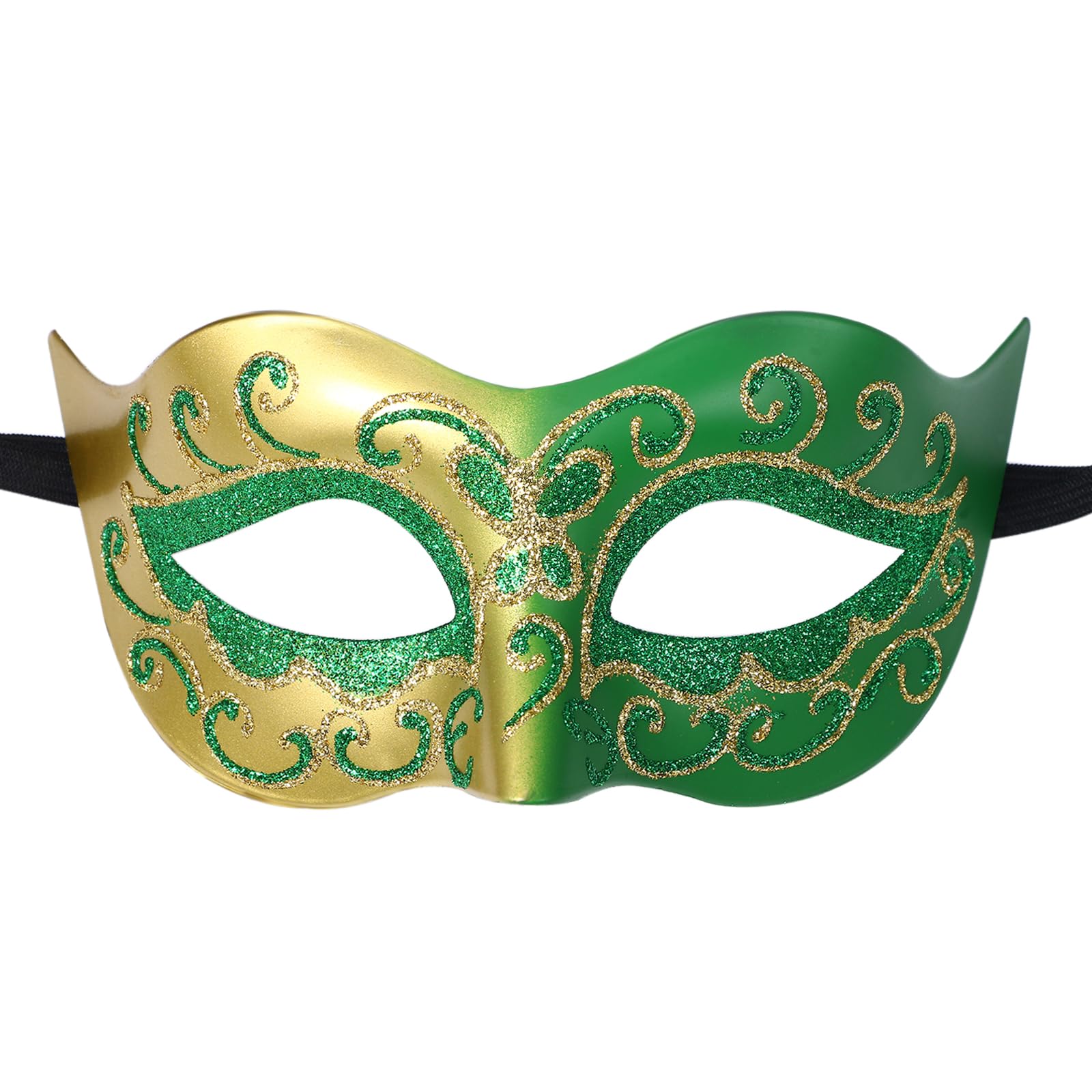 Photo 1 of OIDEA Retro Venetian Masquerade Mask for Men: Mens Vintage Carnival Venetian Mask Halloween Costume Cocktail Party Mardi Gras Mask, Green