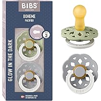 Amazon.com : BIBS Pacifiers Colour Collection | Natural Rubber ...