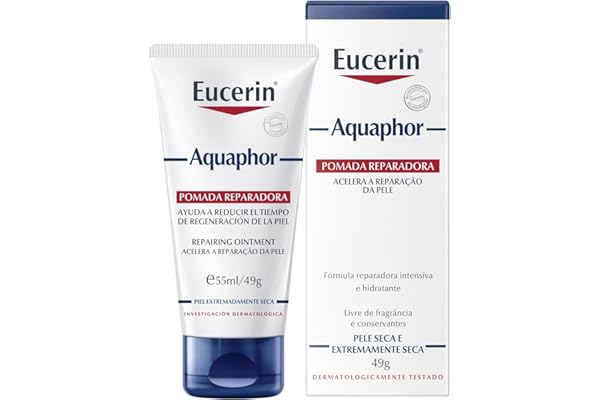 EUCERIN Pomada Reparadora Aquaphor 50ml, Hidratação Intensiva, Hidratante Corporal