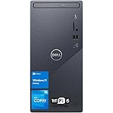 Dell Inspiron 3910 Desktop, 12th Gen Intel Core i5-12400 Processor, 16GB DDR4 RAM, 256GB SSD + 1TB HDD, HDMI, DP, DVD-RW, Blu