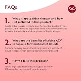 Nutravita Apple Cider Vinegar Capsules 1800mg 60 Day Vegan UK Grown view 6