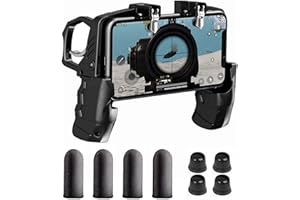 GOFOYO K21 Mobile Game Controller for PUBG/Call of Duty/Fortnite,aim Trigger Fire Buttons L1R1 Shooter Sensitive Joystick,Gam