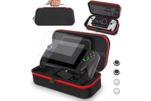 JDGPOKOO Hard Carrying Case for ASUS ROG Xbox Ally & ROG Xbox Ally X 7" 2025, 7 in 1 Accessories Bundle with 2 Screen Protect