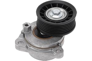 A ABSOPRO Belt Tensioner Drive Belt Tensioner Pulley Assembly for Ford Escape 2009-2012 2.5L L4 Gas No.6E5Z6A228B Metal 1 Pc