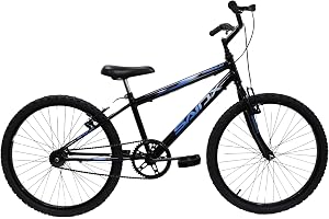 Bicicleta Aro 24 Bike Sem Marchas Feminina e Masculina Saidx Premium, Quadro em Aço, Freio V-Brake