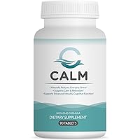 Calm Supplement - Anti Stress Support, Natural Anxiety Relief, Calming Supplement with Vitamin B12, Folic Acid, Chamomile, Valerian Root, Passionflower Powder, Magnesium, Calcium and More