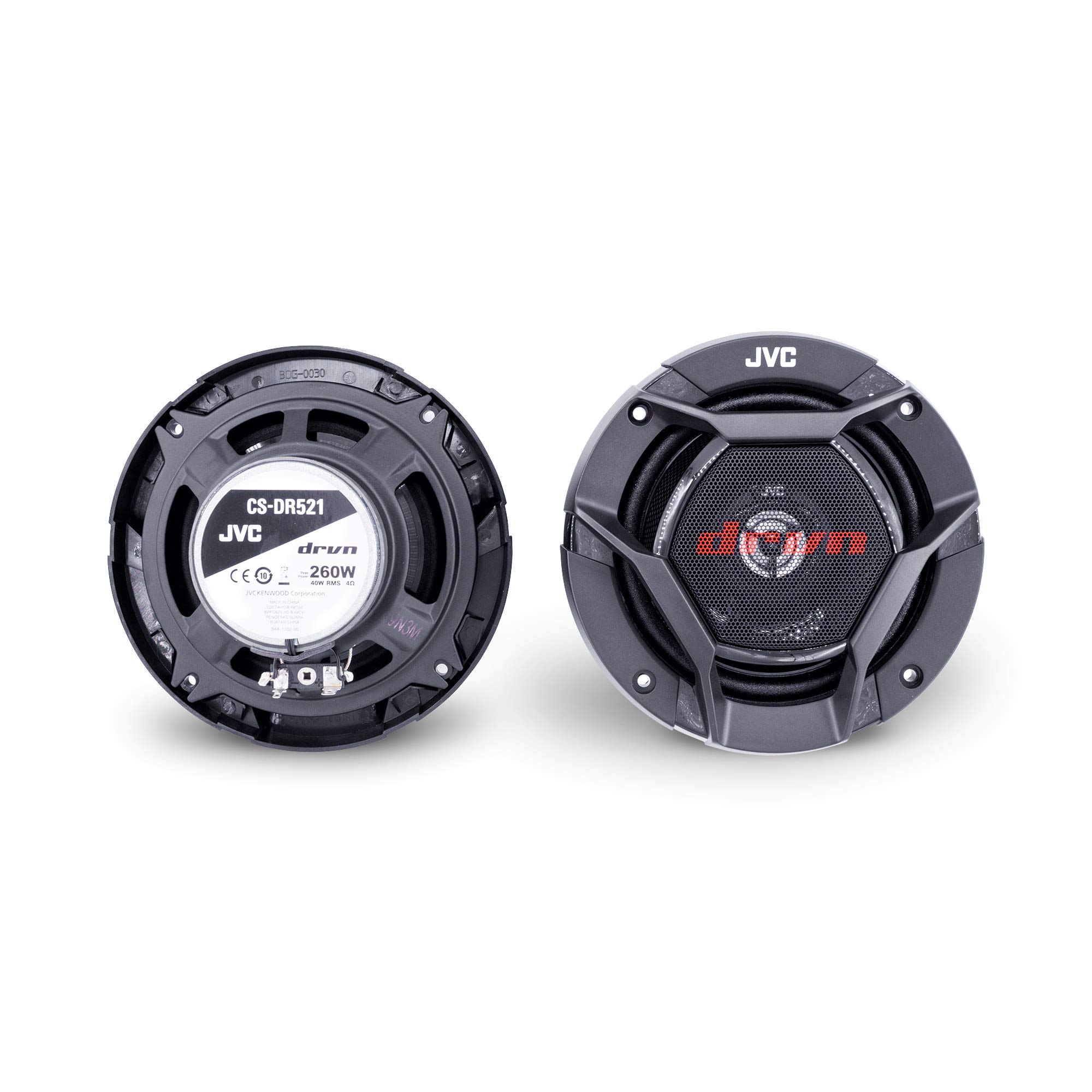 JVC Mobile CS-DR521 drvn DR Series Shallow-Mount Coaxial Speakers (5.25