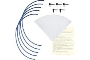 SAP HAPPY SUGARIN SUPPLIES SAP HAPPY Maple Syrup Tapping Kit - (5) Taps for Maple Trees, (5) 3' Food Grade Maple Syrup Tubing, 1 Quart Maple Syrup Filter, Detailed How-To Instructions