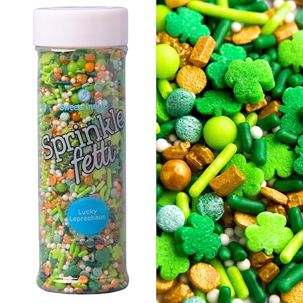 SWEETS INDEED ST PATRICKS DAY SPRINKLES – GREEN...