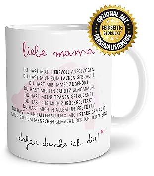 Owlbook Danksagung Mama Große Kaffee Tasse Mit Spruch Im Geschenkkarton Schöne Geschenkidee Geschenke Für Mutti