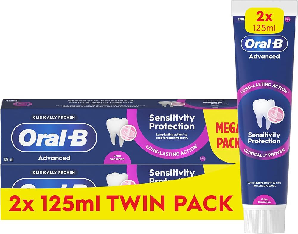 Oral-B Advanced Sensitivity Protection Toothpaste Twin Pack 2 x 125 ml