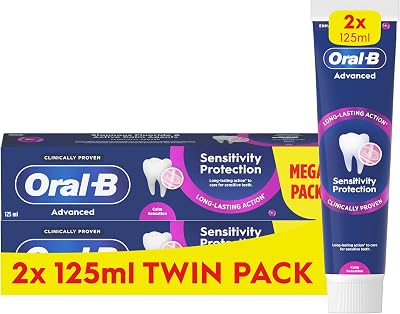 Oral-B Advanced Sensitivity Protection Toothpaste Twin Pack 2 x 125 ml