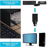 Maplin USB-A Female to PS2 Male Adapter Converter Keyboard Mouse PC Computer view 5