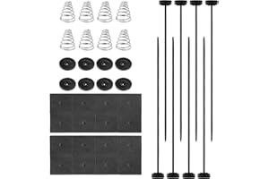 FUKAISU 40pcs Automotive Radiator Fan Mounting Kit, Electric Cooling Fan Zip Ties Transmission Cooler Radiator Bracket Down Kit for Universal Car SUV Truck Vehicle