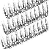 Quunoot Bird Spikes, 5 FT Stainless Steel Bird Deterrent Spikes, Pigeon Spikes for Outside to Keep Birds Squirrel Raccoon Cat