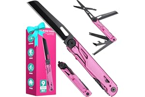 ONEAGE Mother’s Day Gifts for Mom Wife Women Best Girlfriend Friend Her, Pin-k Multitool Pocket Knife - Birthday Gifts for Women, Anniversary, Bridesmaid Gifts, Gifts for Women Who Have Everything, Christmas