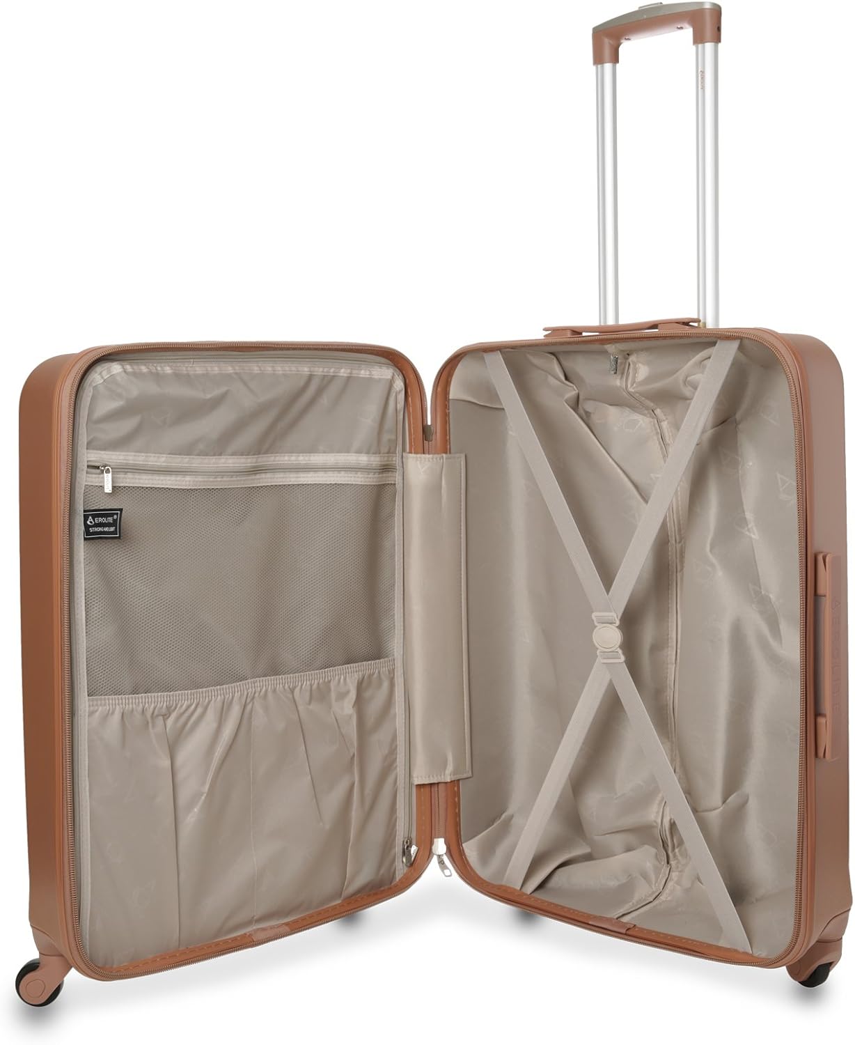 Valigia rigida trolley in ABS per bagaglio a mano cm 54x35x24