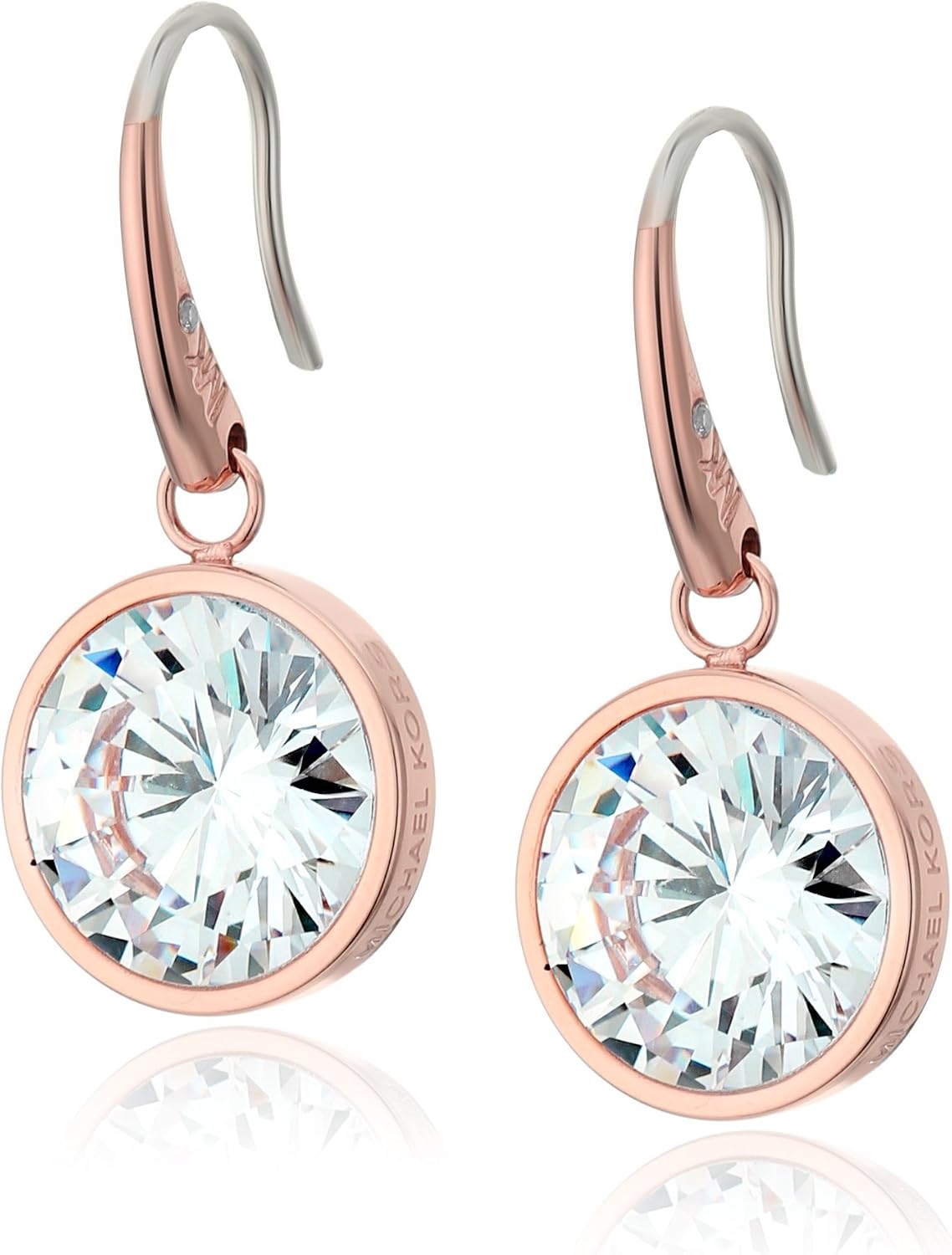 Michael Kors Rose Gold Tone Drop Earrings Jewelry