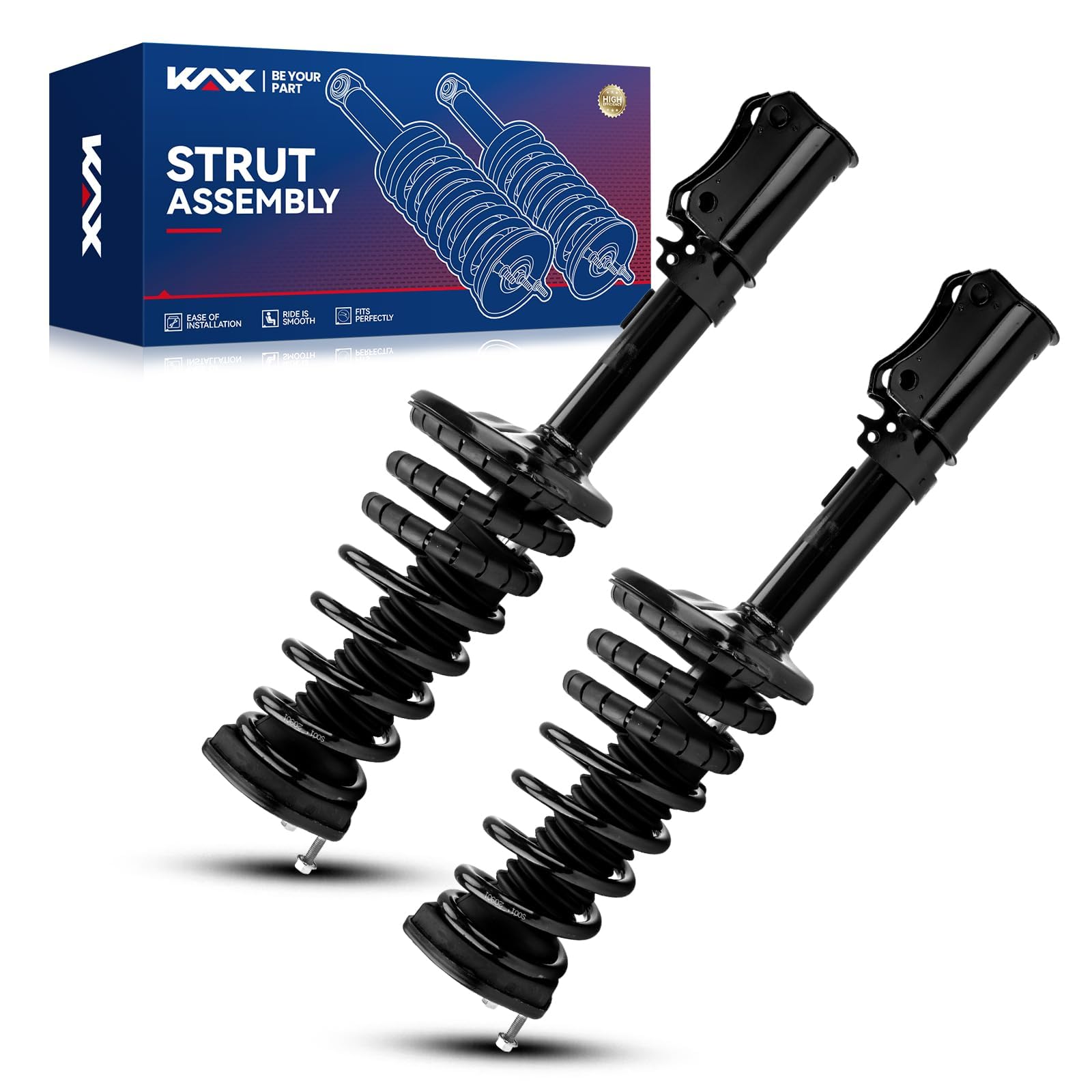 Photo 1 of ******MINOR SCRATCHES**** KAX Rear Struts for Toyota Camry 1997 1998 1999 2000 2001 3.0L V6 Avalon 1997-2003, Lexus ES300 1992-2001 Rear Shocks Quick Complete Strut Assembly with Coil Spring Set of 2