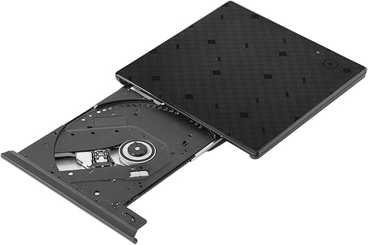 Unidad Externa de DVD con USB 3.0, YOKKAO Grabadora DVD-RW Graba y Lee CD-ROM,